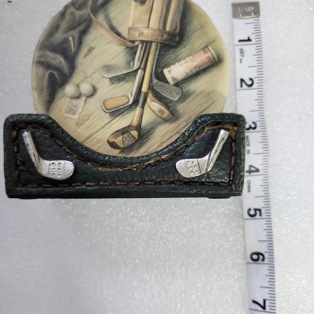 Hobby Lobby Golf Drink Coasters With Holder